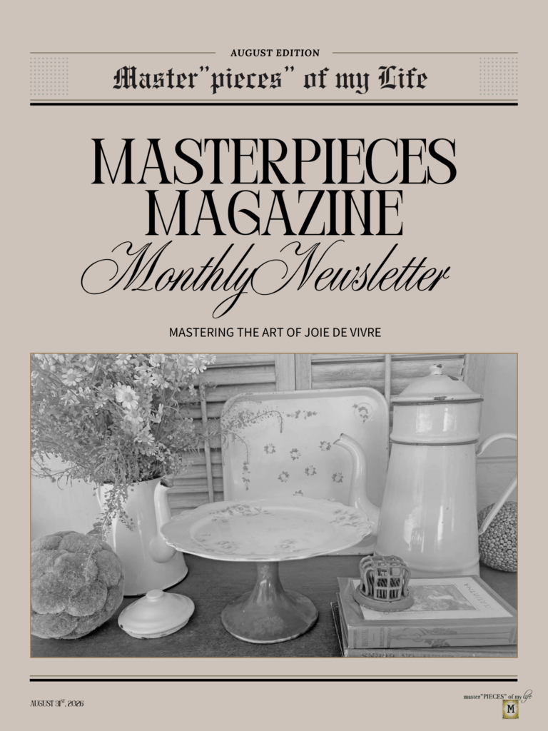 Masterpieces Magazine Newsletter #08 August