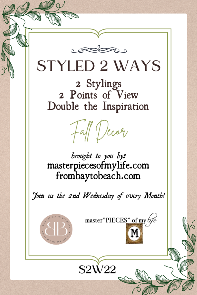 Fall Mantel Decor: Embracing the Essence of Fall Slowly - Styled 2 Ways graphic
