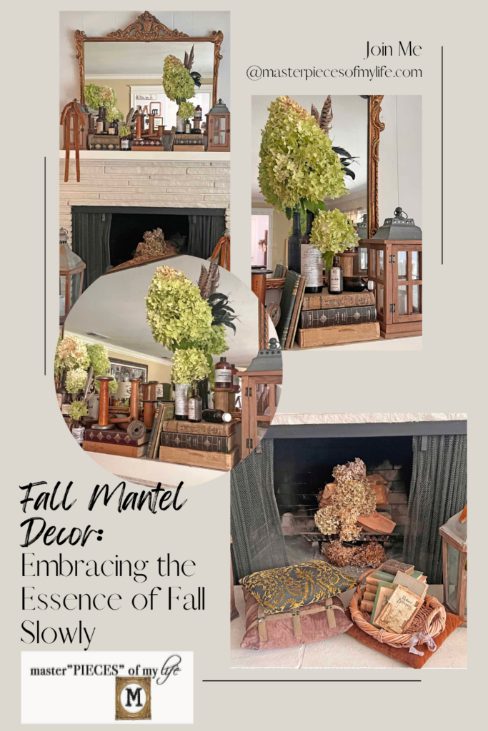 Fall Mantel Decor: Embracing the Essence of Fall Slowly- Pinterest
