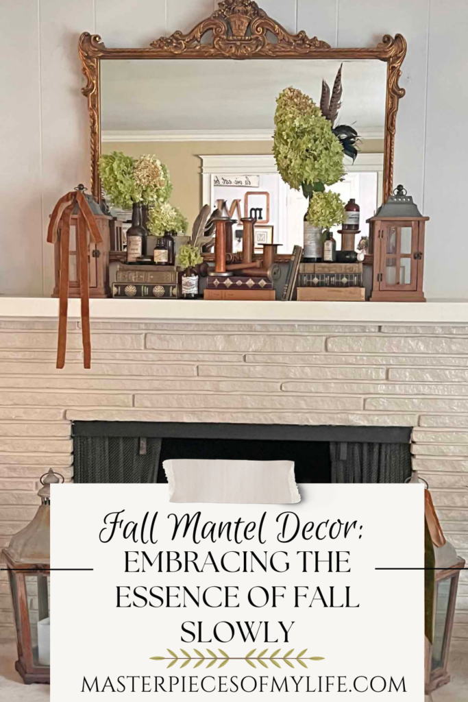 Fall Mantel Decor: Embracing the Essence of Fall Slowly- Pinterest