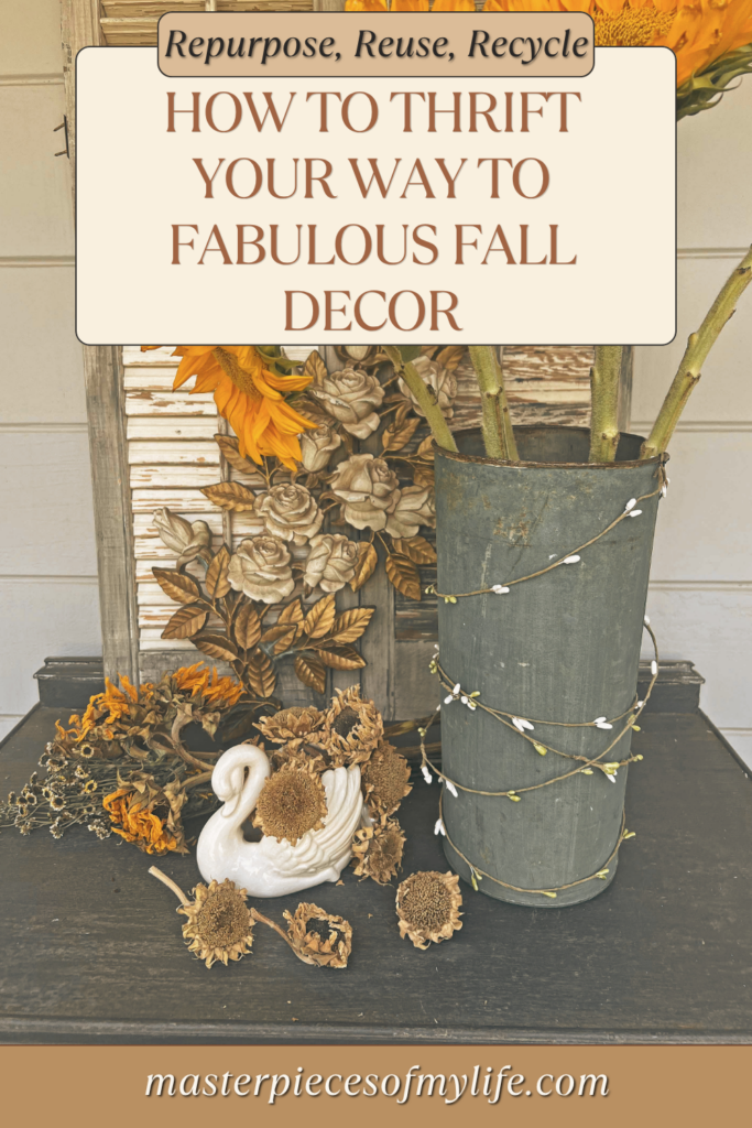 How to thrift your way to Fabulous Fall Decor Pinterest