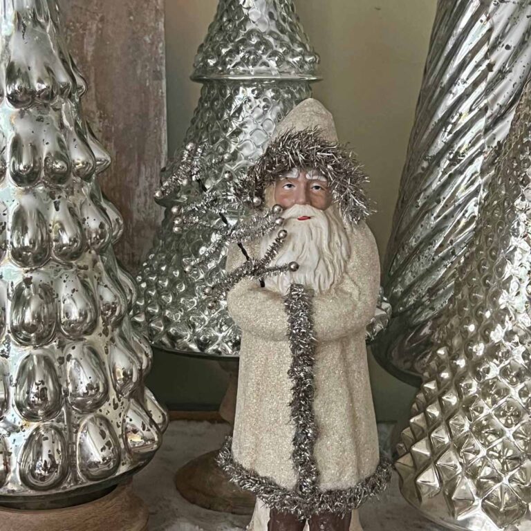 Seasonal Decor: How to Decorate for  the Holidays using Mercury Glass