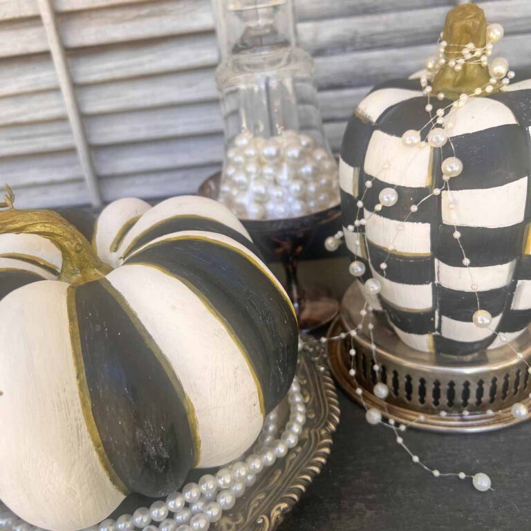 MacKenzie Childs Inspired Pumpkin Dupe DIY