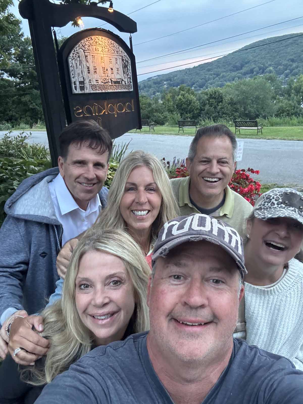 Materazo cousins in Connecticut after watching Todd race