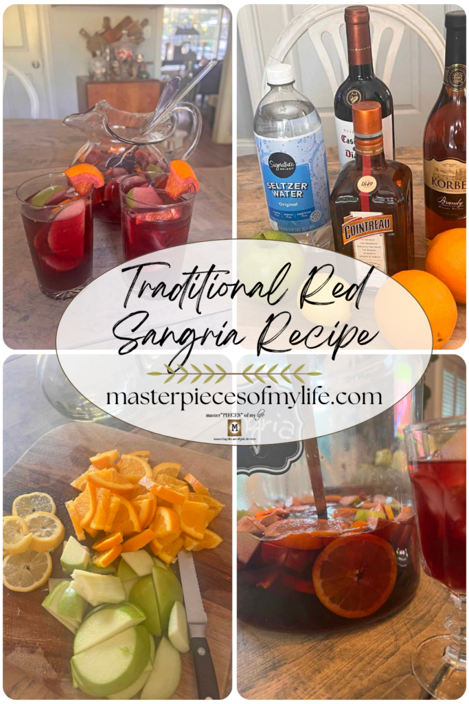 traditional red sangria recipe Pinterest