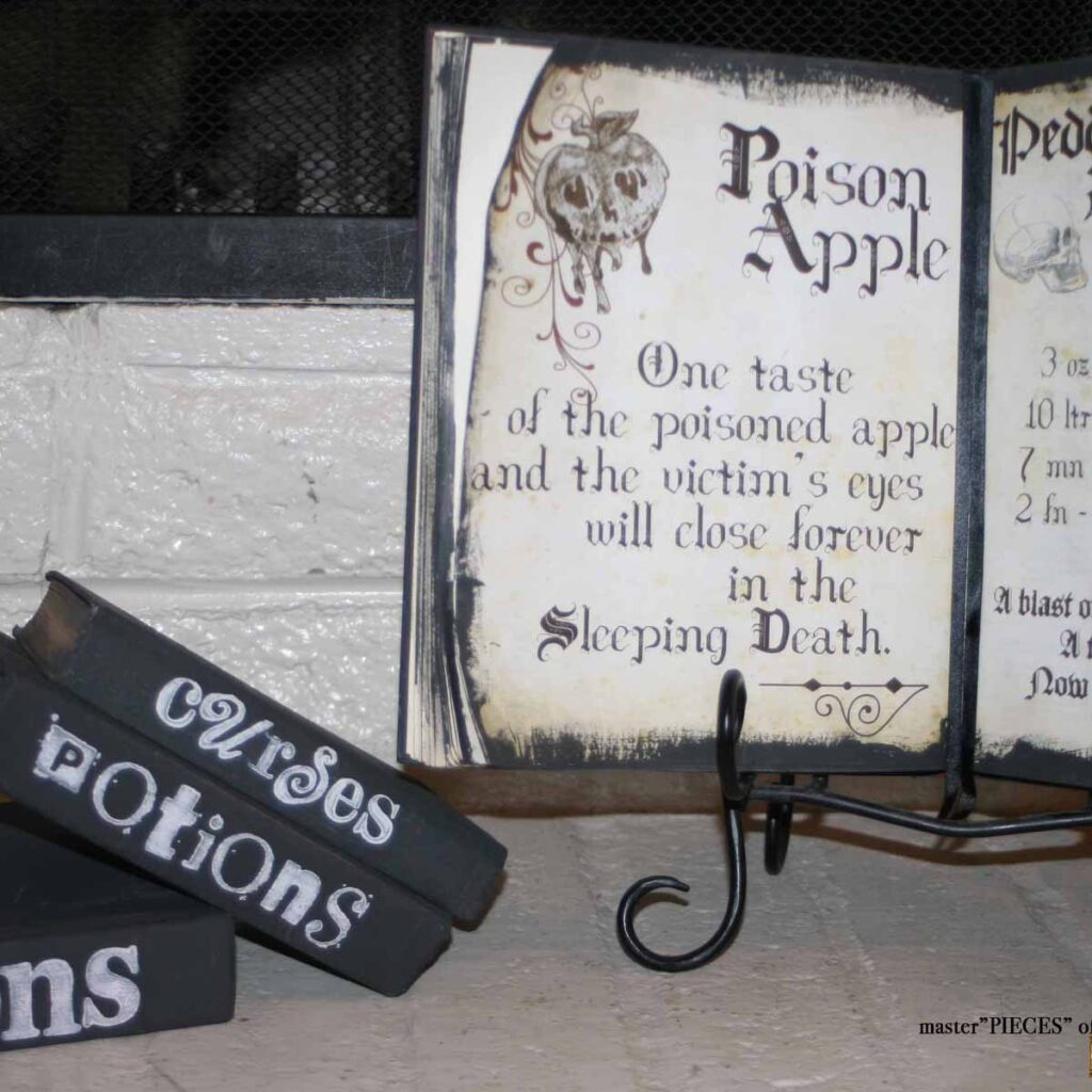 Halloween spell books DIYS plus curses, potions, poisons