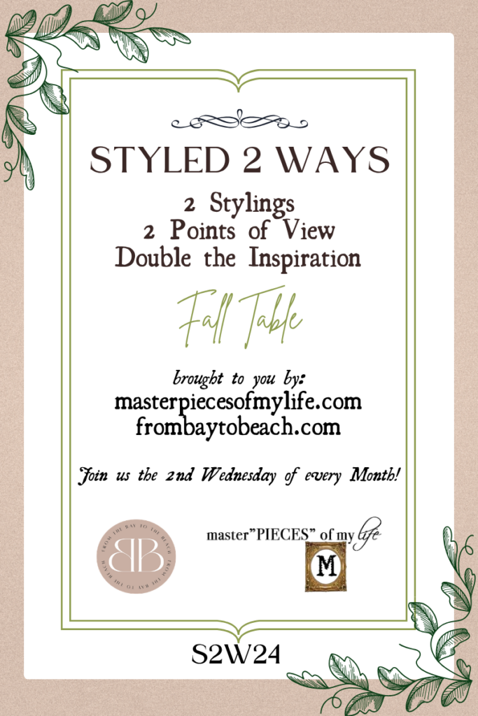 Styled 2 Ways Graphic Fall Table - Halloween Copper Inspired Table Styling