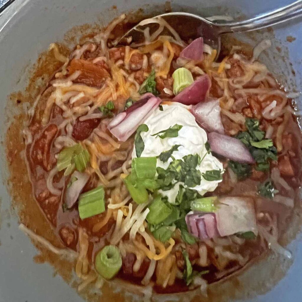 chili recipe with an unexpected ingredient