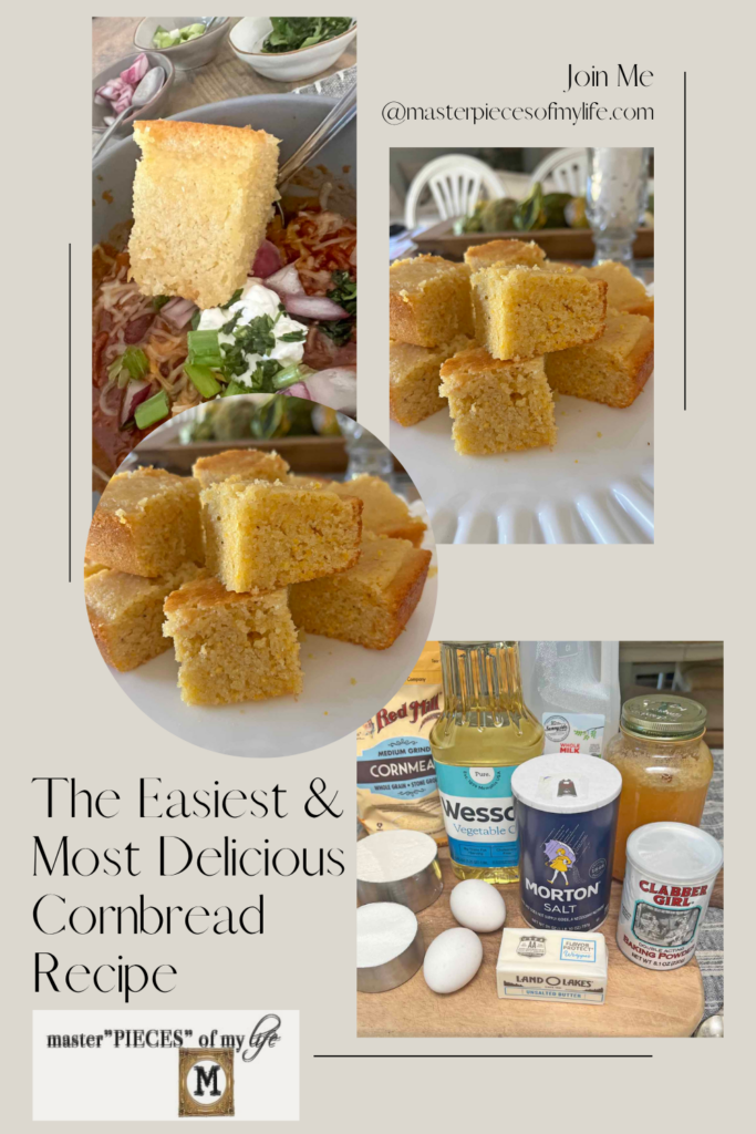 The easiest and most delicious cornbread recipe Pinterest