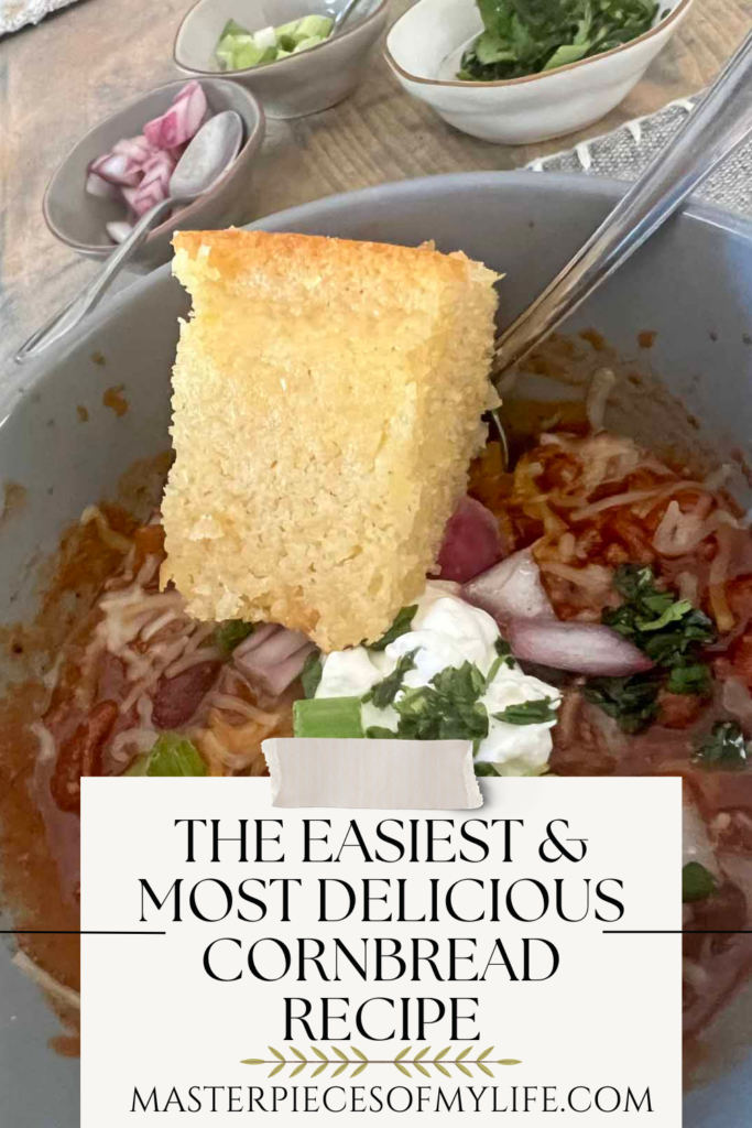 The easiest and most delicious cornbread recipe Pinterest